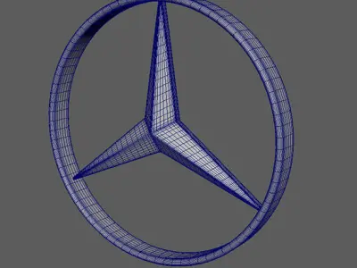Mercedes Benz Truck Logo 3D model