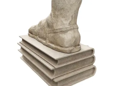 Roman foot sculpture 3D model