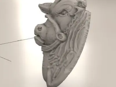 OX PENDANT 3D model