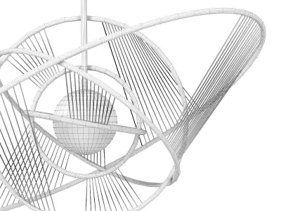 Chandelier Jean Louis Deniot Helios Designed 3D model