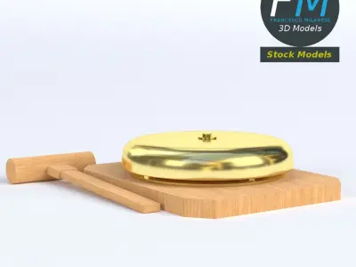 Boxing bell 1 3D model