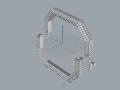 Bracelet With Network EveryWhere 3D print model