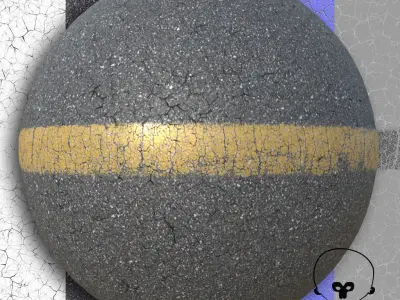 Asphalt 01 - PBR Texture