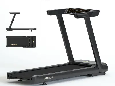 Treadmill Reebok Floatride  Renpho AI Bike 3D model