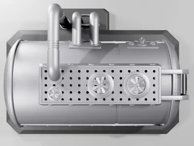 SCIFI FUEL TANK 3D model