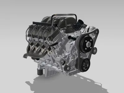 Godzilla V8 Engine OEM spec 3D print model