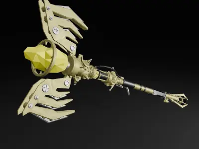 Staff of wind 3D print model