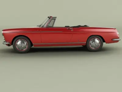 Peugeot 404 Cabriolet 3D model
