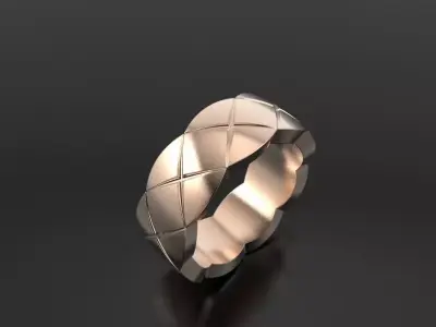 Chanel ring 3D print model