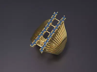 Women Jewelry Ring 3D print model