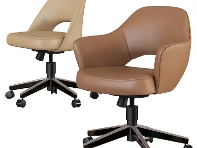 Knoll Saarinen Executive Armchair Conference 3D model