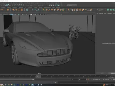 ninja bike Low-poly 3D model