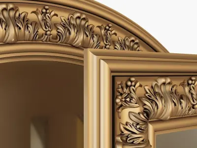 Mirror set for cnc 3D model