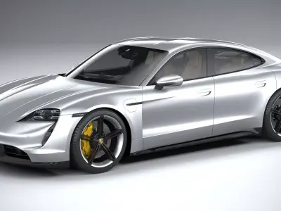 Porsche Taycan 2020 3D model