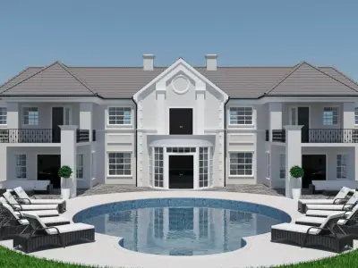 Palm Beach Gardens Mansion 3D model