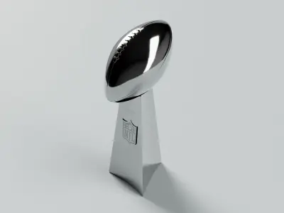 NFL Super Bowl-Vince Lombardi Trophy 3D model