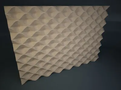 02 PARAMETIC PATTERN Low-poly 3D model