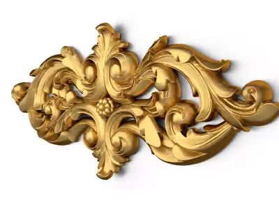 carved classic decorative ornament cnc 3d printing stl 42 3D model