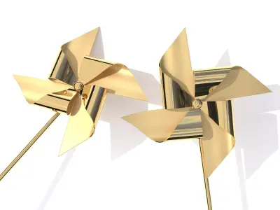 A Pinwheel 3D print model