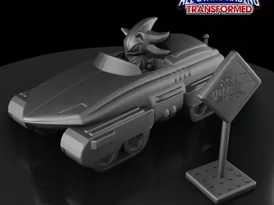 SHADOW - SONIC and ALL-STARS RACING TRANSFORMED 3D print model