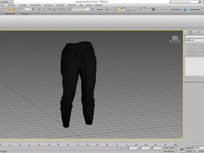 Pants Low-poly 3D model