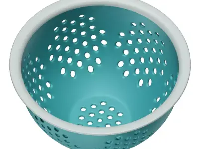 Plastic Fruit Sieve 3D model