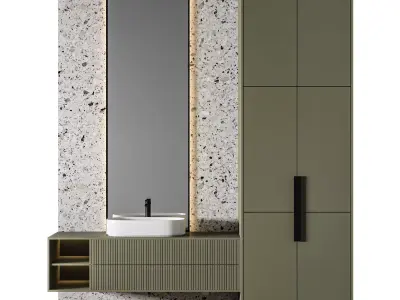 Luxury Bathroom 167 3D model