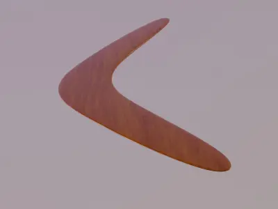 Boomerang 3D model
