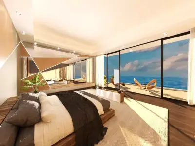 Hotel Bedroom 3D model