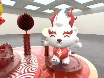 beautiful tet decor design Texture