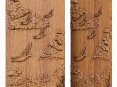 panel hunting for cnc 3D print model