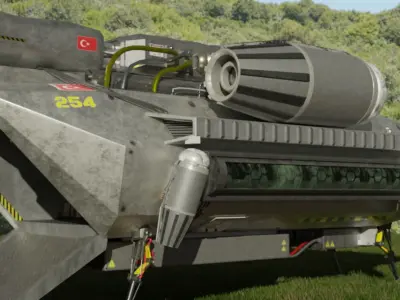 Space Ship 3d Model 3D model