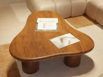  Fully Closed  Apartment Design Living Room and Kitchen 3D model