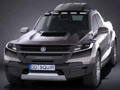 Generic Pickup 2016 3D model