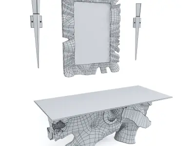 Tree Root Table 3D model
