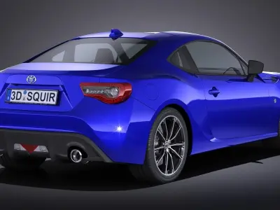 Toyota GT86 2017 3D model