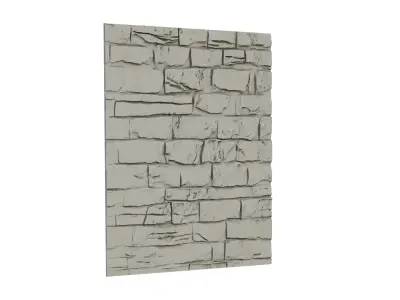decor set wall panel  wall stone relief mural CNC 26 3D model