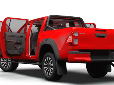 Toyota Hilux GR SPORT HQ Interior 2025 3D model