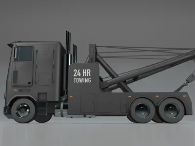 Freightliner TOW TRUCK 3D model