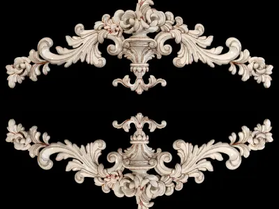 Classic carved 030 3D model