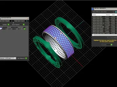Bvlgari ring 209 3D print model