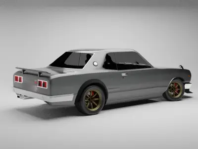 Nissan Skyline GTR  3D model