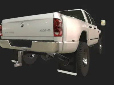 2007 DODGE RAM 3500DRW QUAD CAB 3D model