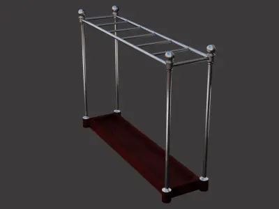  Umbrella stand 3D Model  Low-poly 3D model