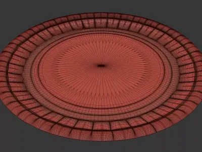 Paper plate 3D model