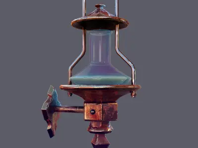 Magic Lamps Low-poly 3D model