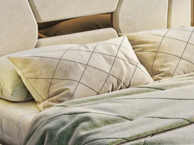 LunaDream Bed Vol01 3D model