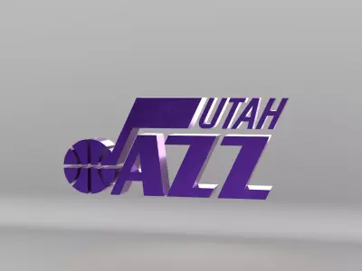 NBA Utah Jazz Team Logo 3D model