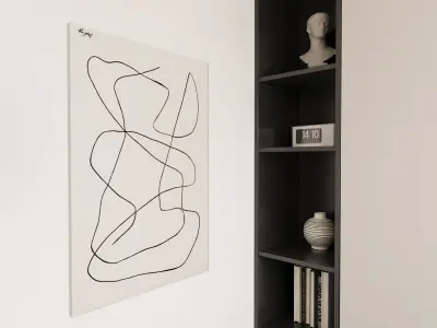 3D model of interior study 3D model purchase