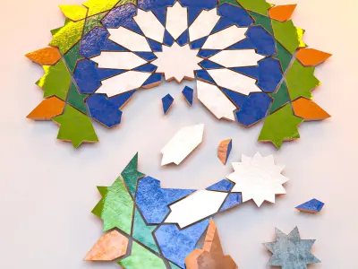 Moroccan zellige  3D model